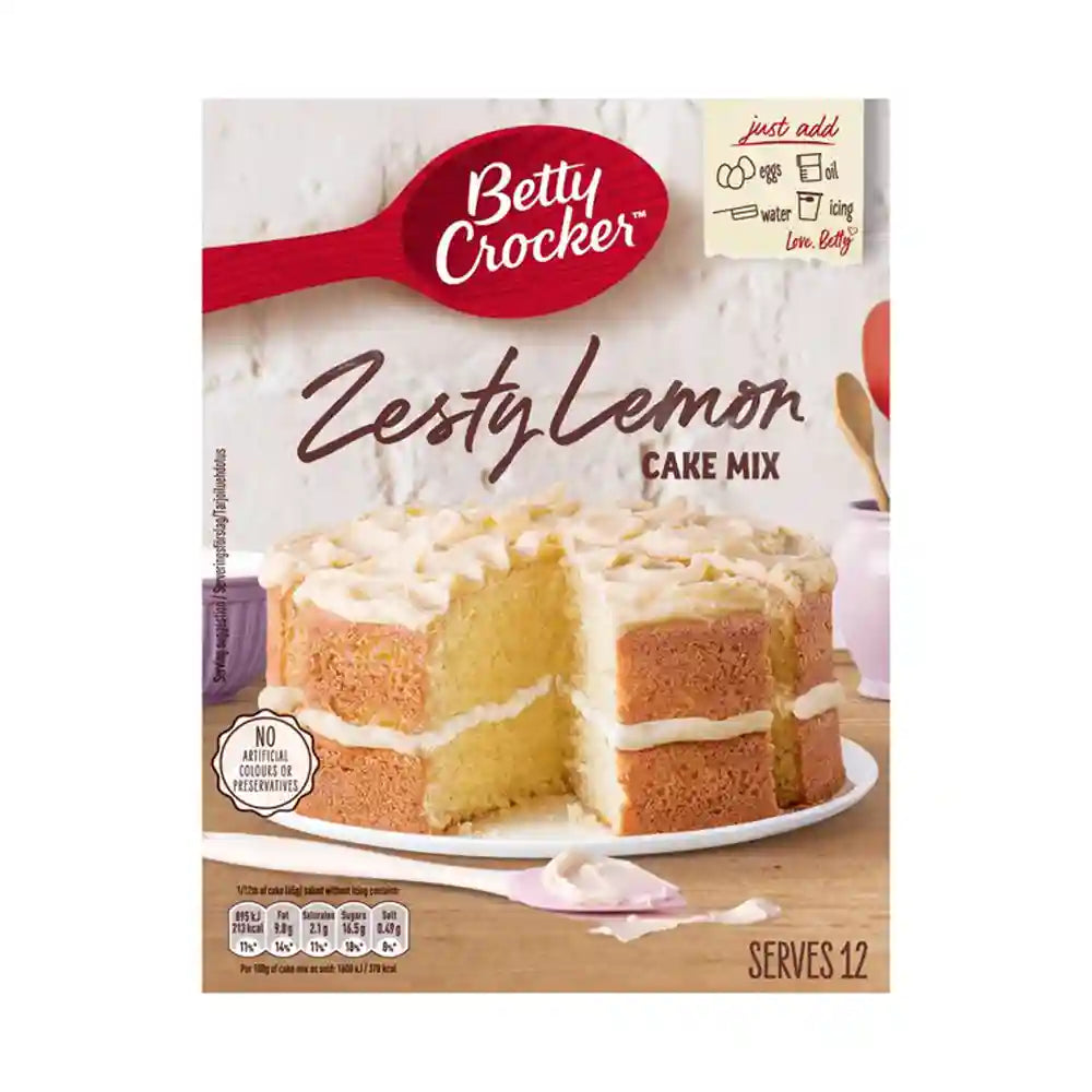 Betty Crocker Zesty Lemon Cake Mix 425g